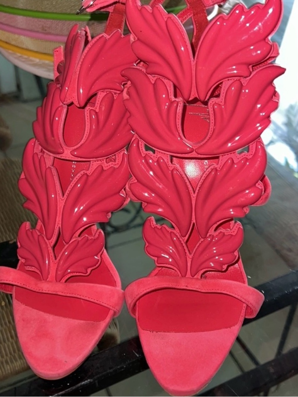 Giuseppe Zanotti Cruel Summer Red Suede - 38
